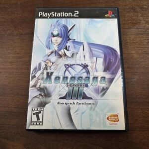 RARE Sony Playstation 2 PS2 Xenosaga Episode III Game CiB